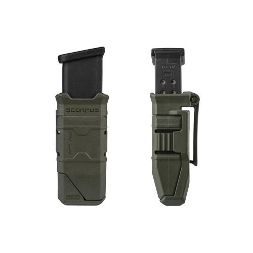 FAB Single Magazine Pouch w/ Integrated Quick Loader ODG FABSCQL9G HOLSTERS & POUCHES FAB Defense FABSCQL9G Wolverine Supplies