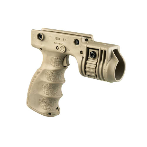 FAB T-GRIP Integrated Foregrip & Light Holder Tan