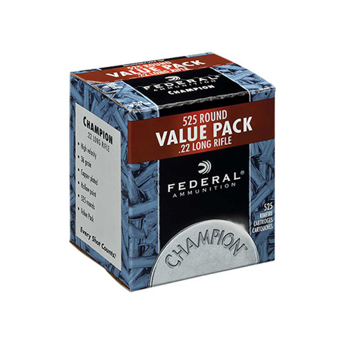 Federal Champion .22LR 36gr Copper Plated 1260fps Box/525