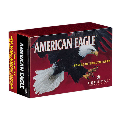American Eagle .22LR 38gr Copper Plated HP 40rd Box
