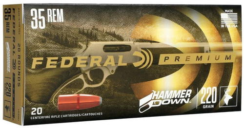 Federal Premium HD .35 Rem 220gr Box/20 FEDLG35R1 Wolverine Supplies