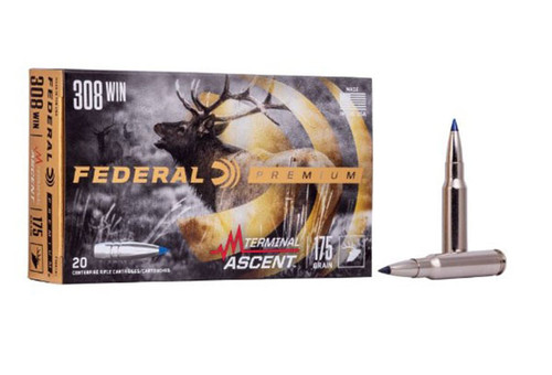Federal Premium .308 Win 175gr Terminal Ascent Box/20
