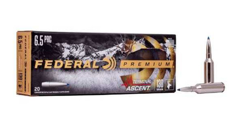 Federal Premium 6.5 PRC 130gr Terminal Ascent Box/20