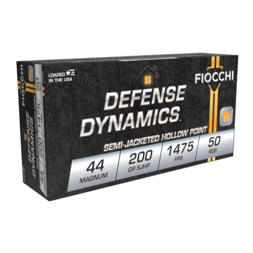Fiocchi Defense Dynamics .44 Rem Mag 240gr 1330 fps JHP Box/50
