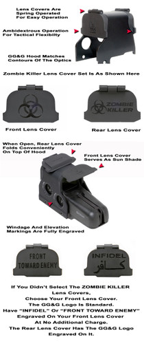GG&G EOTech EXPS2 Scope Hood And Lens Cover Combo - Infidel