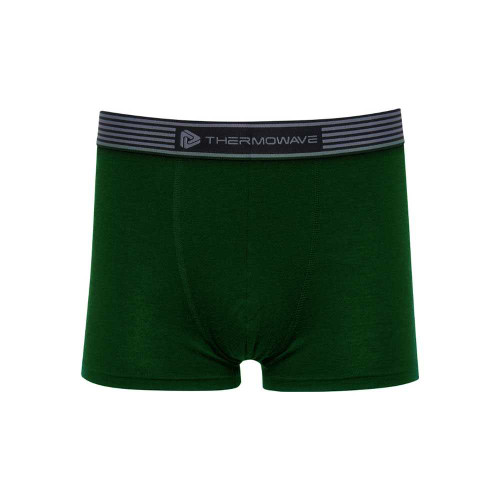 Thermowave Men's 100% Merino Wool Boxers, Medium, Ivy Green