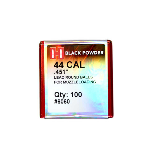 Hornady Black Powder Projectiles 44 Cal .451" Lead Box/100