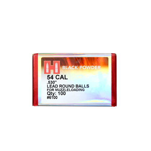 Hornady .54 Cal .530" Lead Balls Box/100
