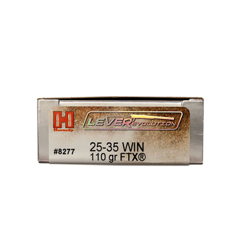 Hornady LEVERevolution .25-35 110gr FTX Box/20