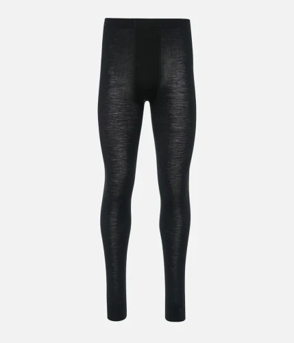 Thermowave  Unisex 100% Merino Wool Bottoms, Black, Sz 8