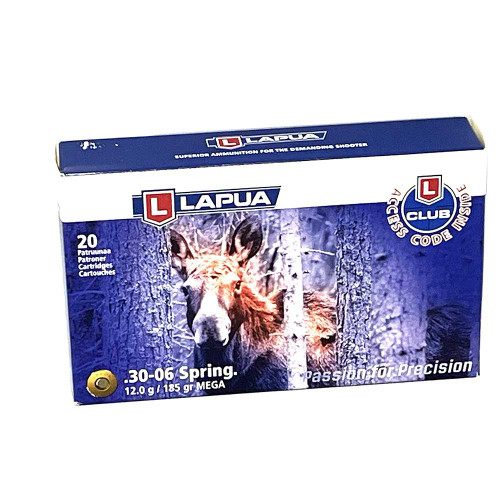 Lapua .30-06 Spfd 185gr MEGA Box/20