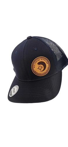 Leatherwood Retro Trucker Cap Youth Navy