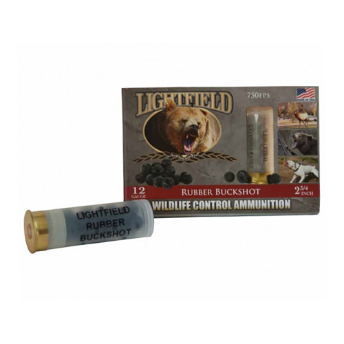 Lightfield Wildlife Control Rubber Buckshot Slugs 12 GA LGFCWRB12 Shop All Lightfield LGFCWRB12 Wolverine Supplies