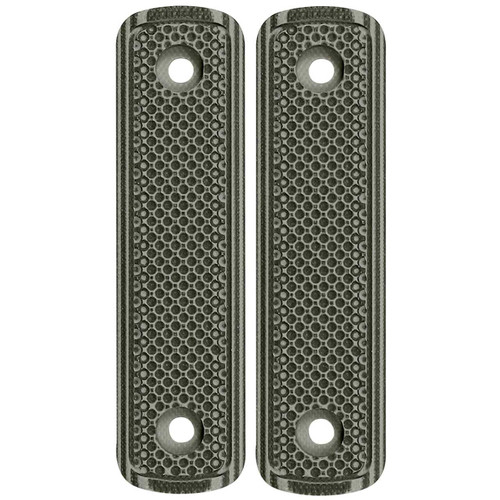 Midwest Industries Lever Stock G10 Straight Grip Grey & Black