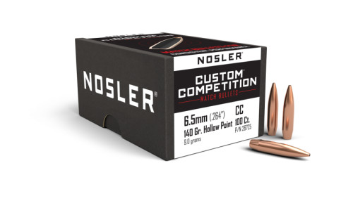Nosler Custom Competition 6.5mm 140 Grain HPBT Box/100
