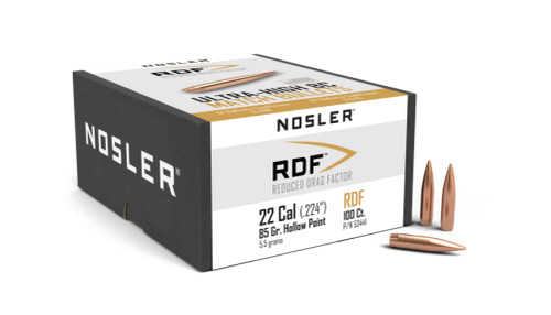 Nosler RDF .22 Cal 85 Grain HPBT Box/100