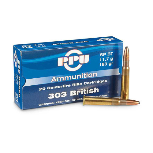 Priv Partizan .303 Brit 180gr SP Box 20