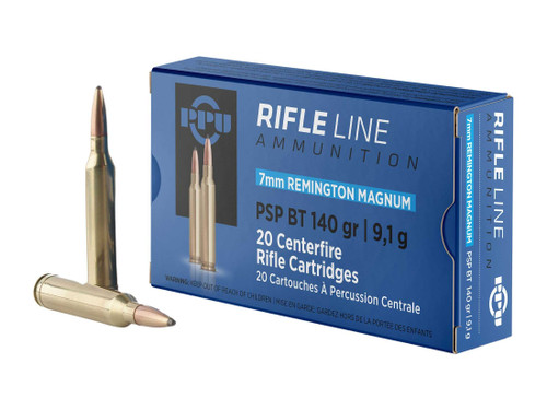 PPU Rifleline 7mm RM 140gr PSP Box/20