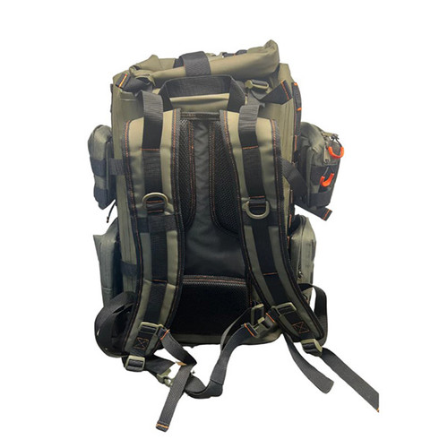 Rugid Waterproof Roll Top Bug Out Tactical Backpack Green