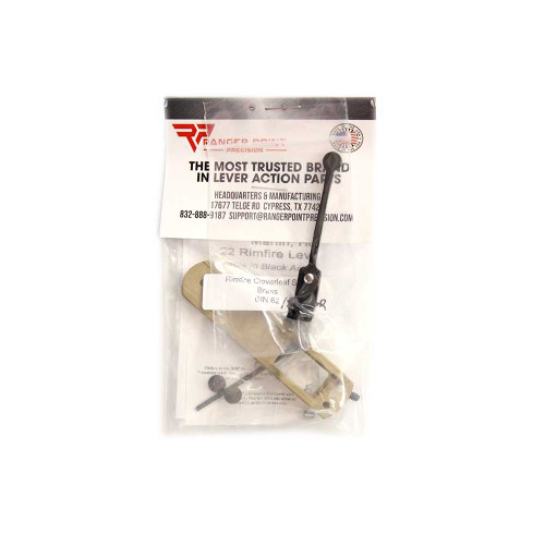 Ranger Point Rimfire 22 3/8 Grooved Receiver Peep Sights Brass w/ Ghost Sight Green Fiber Optic