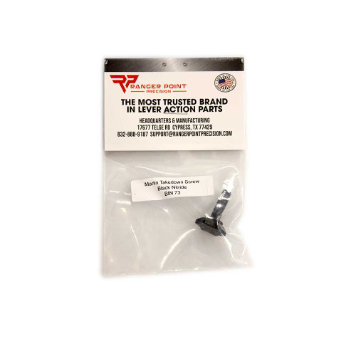 RPP Marlin Lever Quick Takedown Screw Black Nitride w/Logo