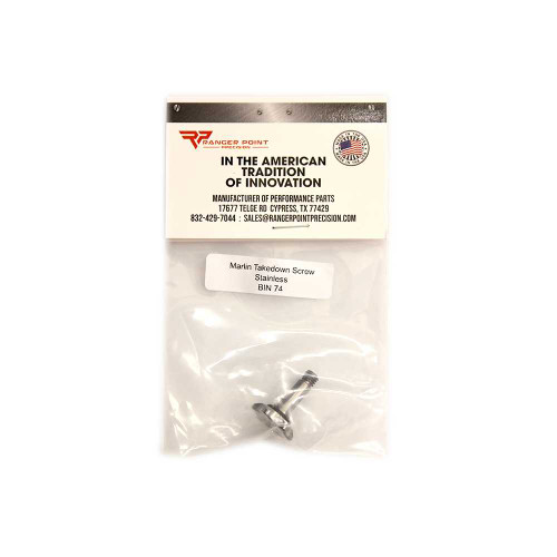 RPP Marlin Lever Quick Takedown Screw Stainless w/ Logo