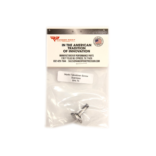 RPP Marlin Lever Quick Takedown Screw Stainless w/ Logo