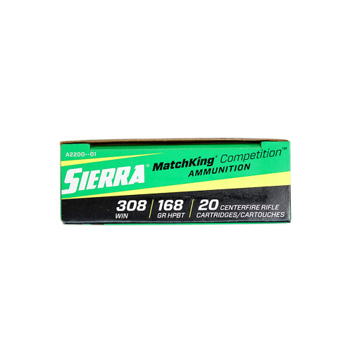 Sierra Matchking Competition .308 Win 168gr HPBT Box/20