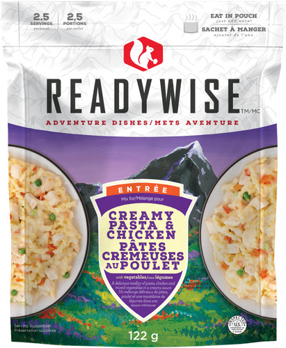 Ready Wise Foods Creamy Pasta w/ Chicken 7-Year Shelf Life