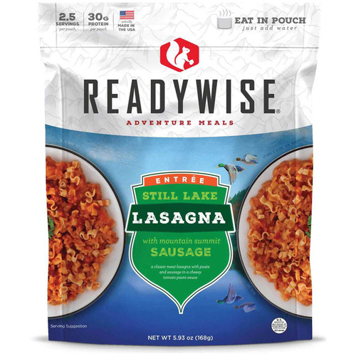 Ready Wise Foods Still Lake Lasagna w/ Sausage 7-Year Shelf Life