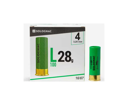 Solognac L100 16 Gauge 2-3/4" 1oz Lead #8 Box/25