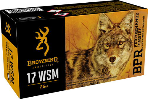 Browning Performance Rimfire .17 WSM 25 Grain 2600 Fps Box/50