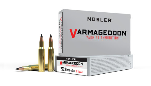 Nosler Varmageddon .222 Rem 40 Grain 3400fps Box/20 Nosler Varmageddon .222 Rem 40 Grain 3400fps Box/20