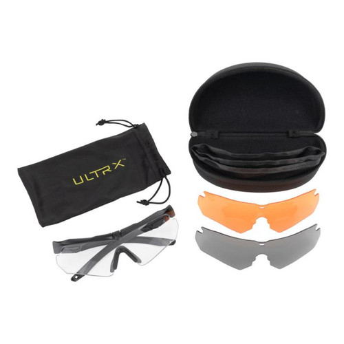 Allen ULTRX Admiral Safety Glasses Set, 3-Lenses, Assorted Allen ULTRX Admiral Safety Glasses Set, 3-Lenses, Assorted