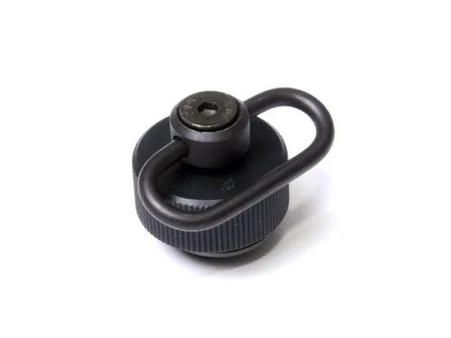 AI Handstop for AW forend rail. Features sling loop.