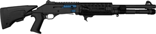 Canuck Elite TacOp SA 12ga/3" 18.6" Black/Patriot Blue MLOK Adjustable Stock Black