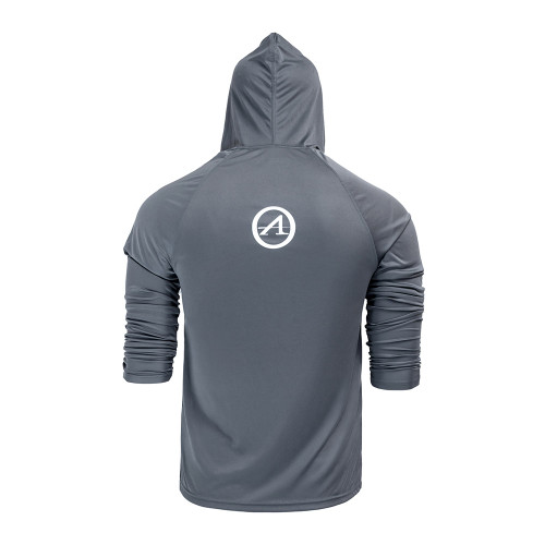 Athlon Mountain Logo Long Sleeve Hooded Sun Slayer Charcoal Heather - X Large ATH800211 Shop All Athlon Optics ATH800211 Wolverine Supplies