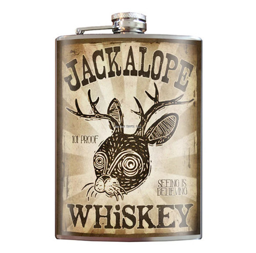 Lucky Jack Jackelope 8 Ounce Flask