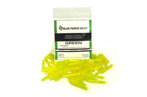 Blue Force Gear MARCO Dispenser 30-Pc 2" Green Light Sticks
