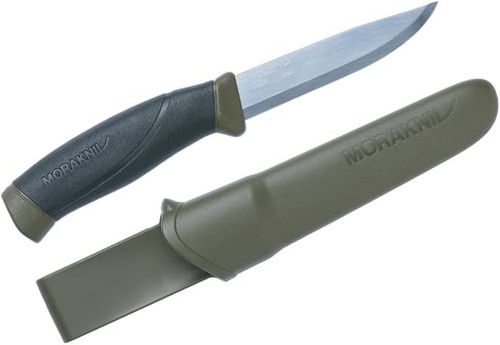 MoraKniv Companion Heavy Duty 4.1 Inch Carbon Green
