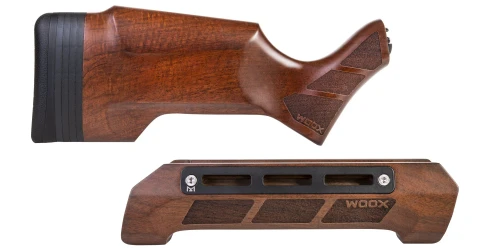 Woox Gladiatore Stock And Forend Set Walnut Mossberg 88/500/590 (7-3/4 Action Tube)
