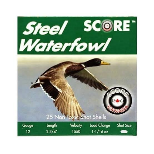 Score 12ga 2-3/4 1-1/16oz 1550fps 2 Box 25 STEEL