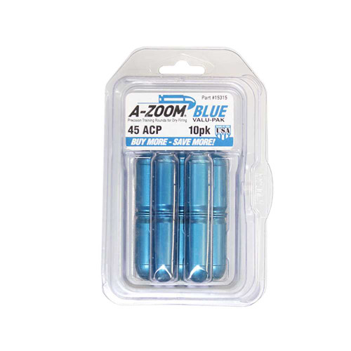 A-Zoom .45ACP Snap Cap Blue 10pk