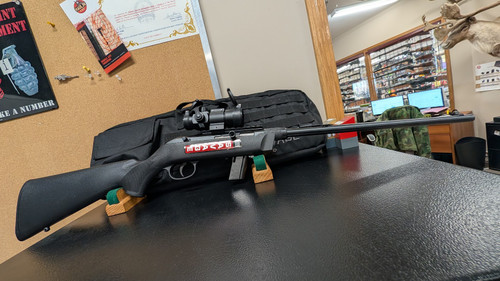 Savage 64 Takedown SA .22LR 16.5" w Tasco Red Dot