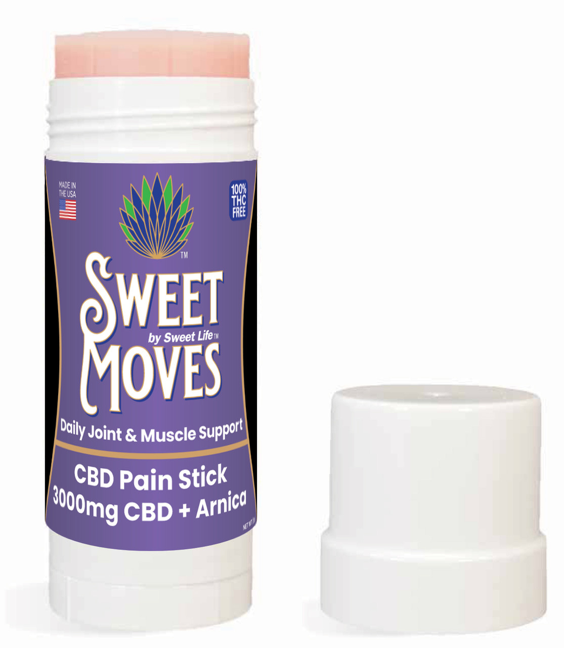 Sweet Moves Maximum Strength CBD Pain Stick | Natural Relief