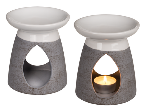 Wax Melt Burner - Rustic Grey Burner