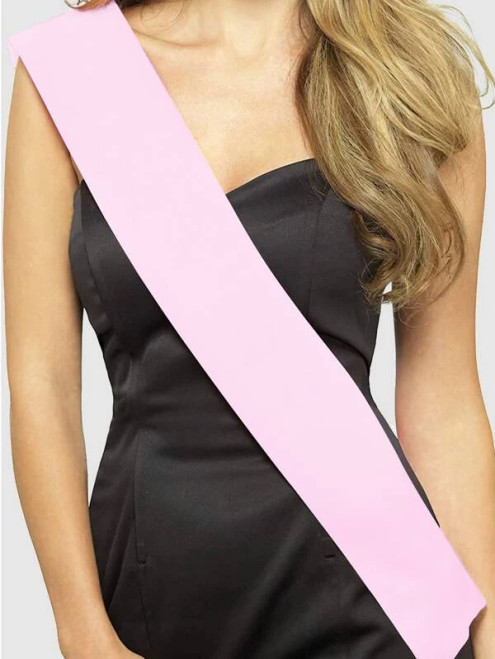 Blank Sash for Personalisation - Pink