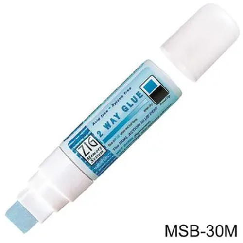 Zig Memory System 2 Way Glue Pen 15mm Broad Tip MSB-30M