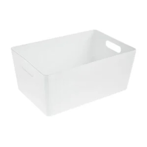 SAMLA box with lid, clear, 15 ¼x11x11/6 gallon - IKEA