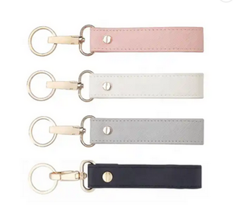 Leather Wristlet Keychain